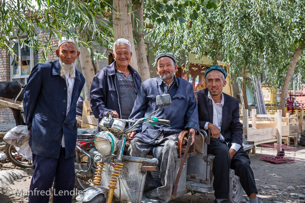 Menschen in Xinjiang Uygur