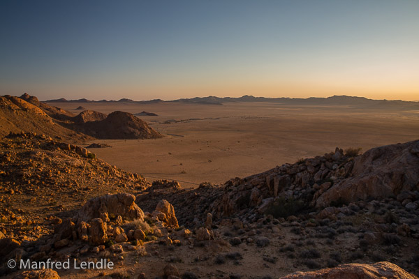 Landschaft am Rand der Namib